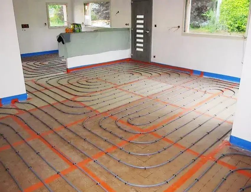 plancher chauffant maison